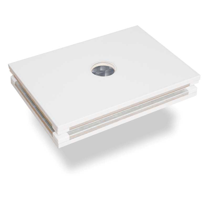 Hand made aluminum honeycomb sandwich panel with double layer magnesium oxide boards