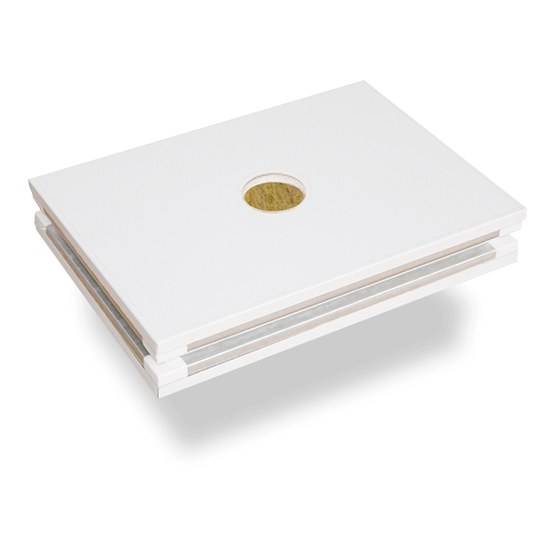 Hand made rock wool sandwich panel with double layer magnesium oxide boards