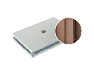 Handmade paper honeycomb sandwich panel
