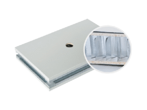 Handmade glass magnesium aluminum honeycomb sandwich panel