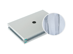 Handmade aluminum honeycomb sandwich panel