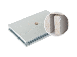 Handmade hollow glass magnesium sandwich panel