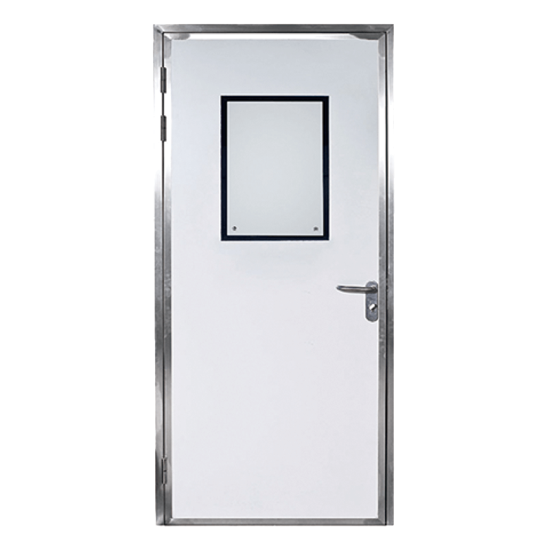 Aluminum frame single door
