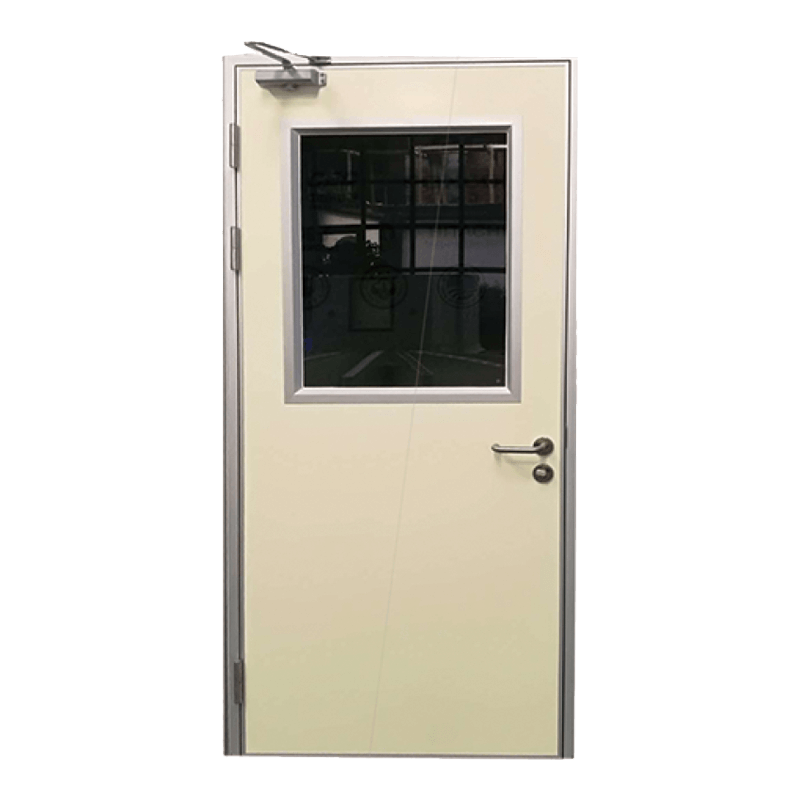 Medical laminated steel door