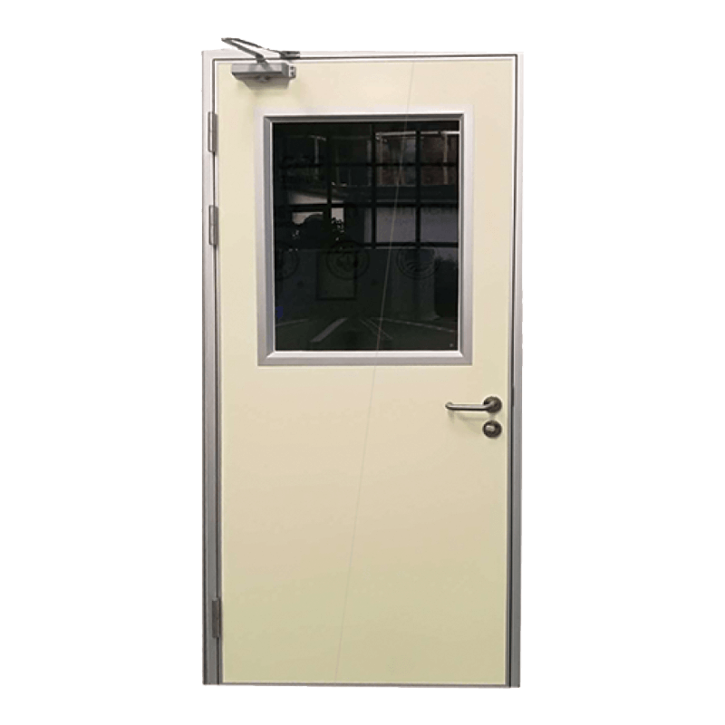 Medical laminated steel door